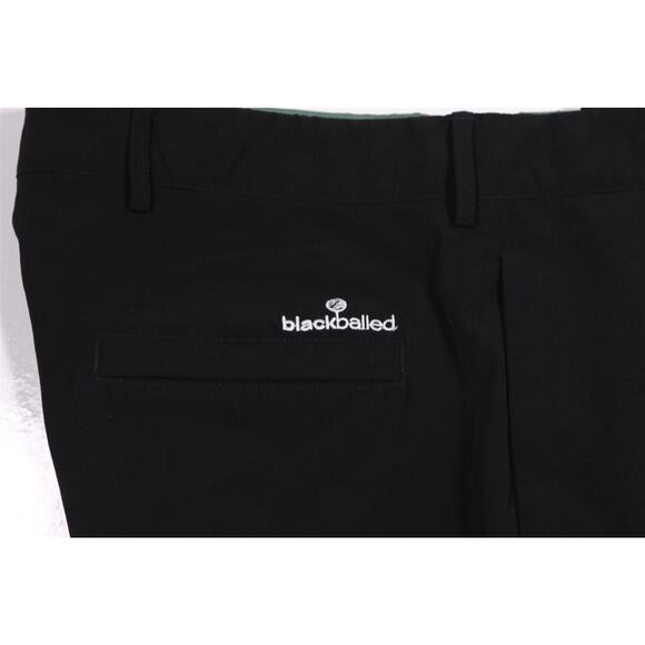 Blackballed Golf Gentleman's Mens Black Performance Joggers Pants Trousers Large - Picture 3 of 7